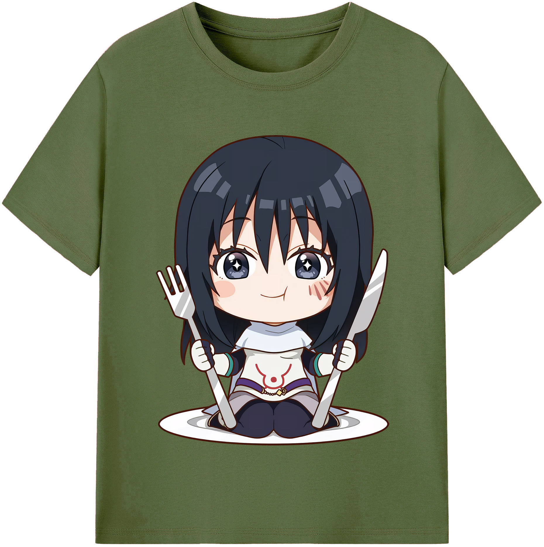 （画像用） 転スラ Regarding Reincarnated to Slime 綿100％半袖Tシャツ（フロントプリント）